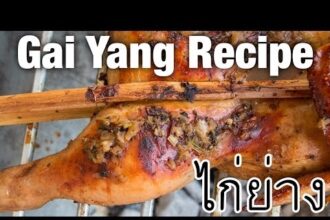 Thai Grilled Chicken Recipe (Gai Yang ไก่ย่าง) - Thai Street Food Recipes