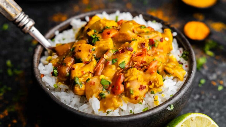 Easy Coconut Curry Chicken - The Stay At Home Chef