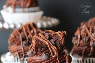 Image of a Blackout Cupcake