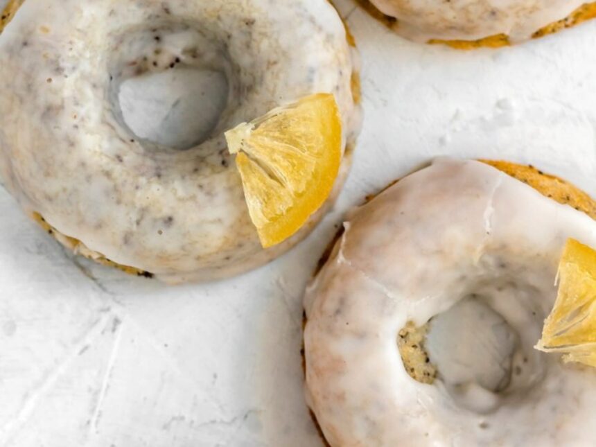 Lemon Poppy Seed Donuts [Vegan, Gluten-Free] – One Green Planet