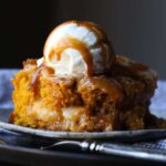 Plate of a Pumpkin Earthquake Cake.