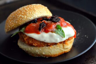 Quinoa Pizza Burger