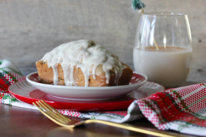 Eggnog Bread With a Spiced Rum Glaze