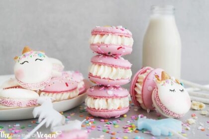 Unicorn Birthday Cake Macarons [Vegan, Gluten-Free, Wheat-Free] – One Green Planet