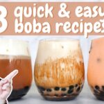 3 QUICK & EASY BOBA RECIPES THAT YOU NEED TO TRY!