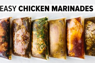 6 EASY CHICKEN MARINADES | amazing chicken breast recipe + freezer friendly meal prep