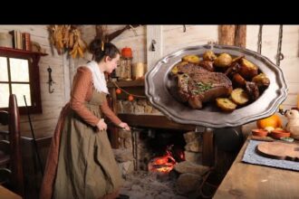 Cooking Up a Fall Feast from 1808 |Real Historic Recipes ASMR|