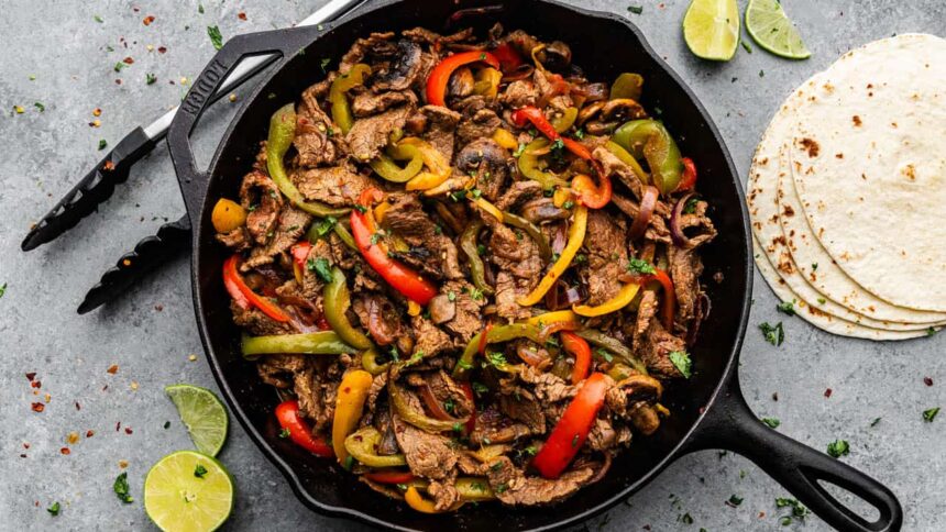 20 Minute Steak Fajitas