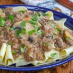 Ground Beef Stroganoff - Barefeet in the Kitchen