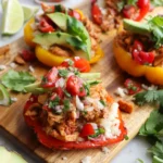 Mexican Chicken Stuffed Peppers