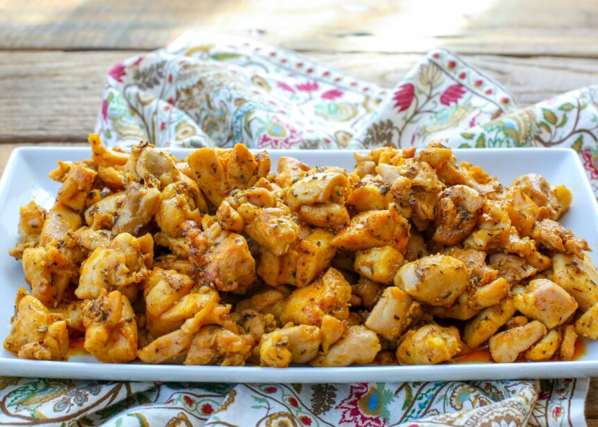 Indian Chicken Bites - Barefeet in the Kitchen