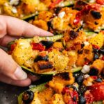 Mediterranean Stuffed Zucchini