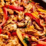 Sheet Pan Chicken Fajitas - The Stay At Home Chef