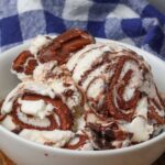 Swiss Roll Ice Cream - Barefeet in the Kitchen