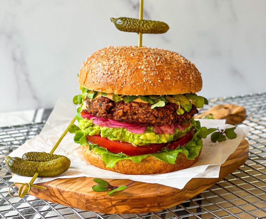 veggie burger