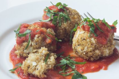 Cheesy Quinoa Meatballs 1