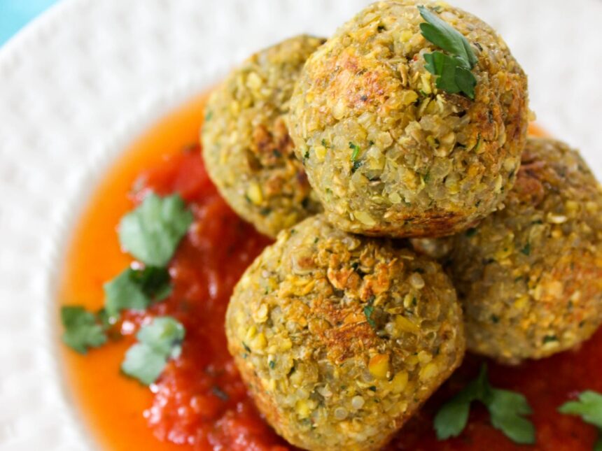 Quinoa Lentil Meatballs [Vegan] – One Green Planet