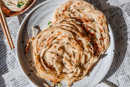 The Flakiest Scallion Pancakes [Vegan] – One Green Planet