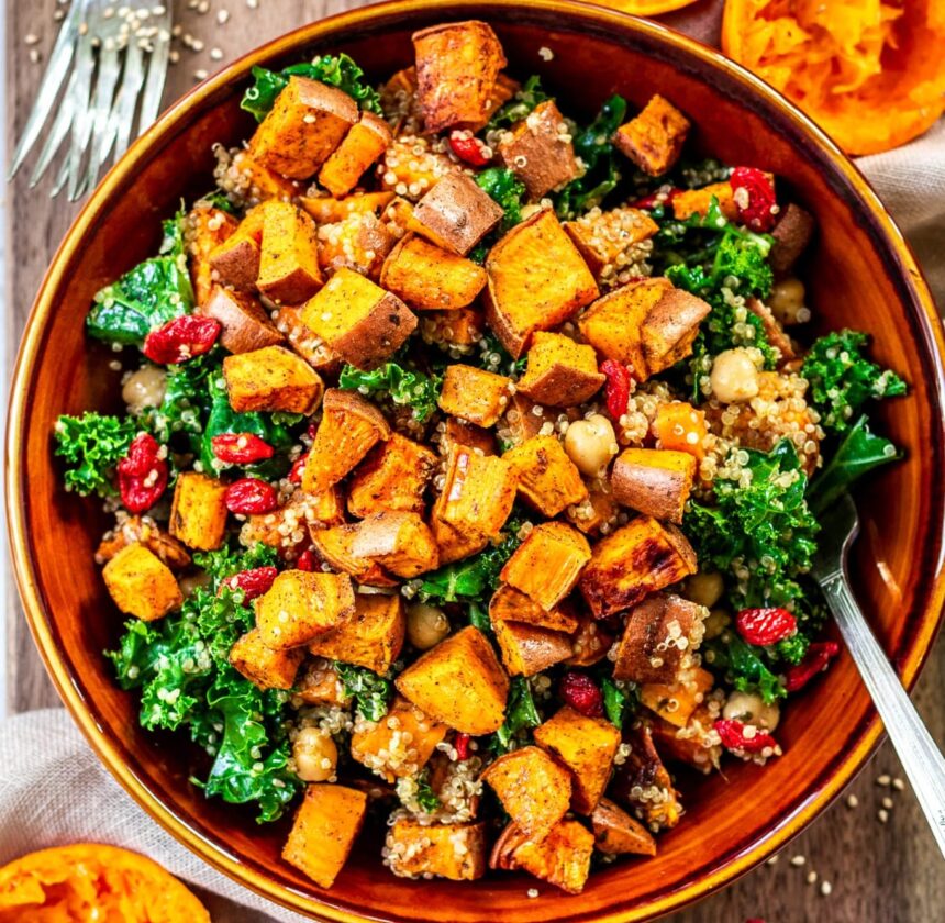 Kale Sweet Potato Salad [Vegan] – One Green Planet