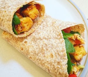 Peanut Tofu Wrap [Vegan] – One Green Planet