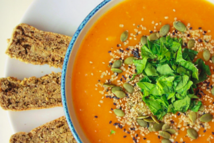 vegan spicy pumpkin soup