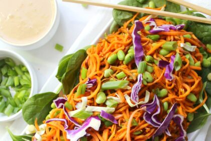 Sweet Potato Noodle Salad With Peanut Dressing