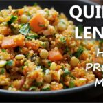 QUINOA and LENTILS Recipe | HIGH PROTEIN Vegetarian and Vegan Meal Ideas