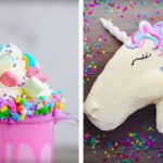 10 Amazing Unicorn Themed  Dessert Recipes | DIY Homemade Unicorn Buttercream Cupcakes by So Yummy