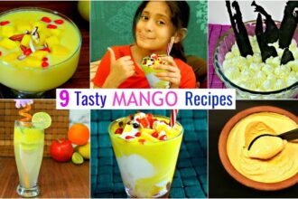 9 Tasty MANGO Dessert & Drinks Recipes | Summer Special | CookWithNisha