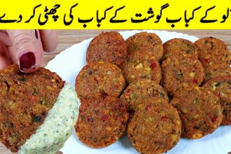 Aloo ki Tikki recipe I صرف آلو اور کم تیل کے ساتھ بلکل نئی قسم کا کباب بنائیں I aloo ke kabab recipe