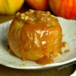 Baked Cheesecake Stuffed Apple