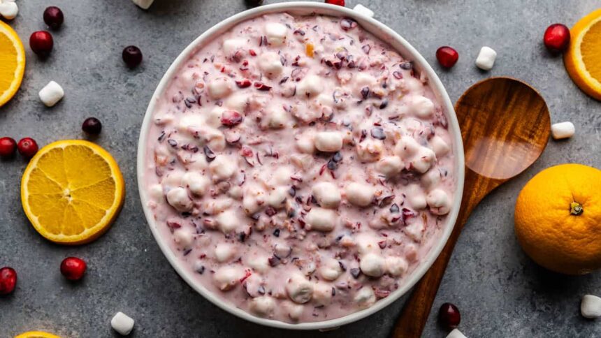 Cranberry Fluff - The Stay At Home Chef