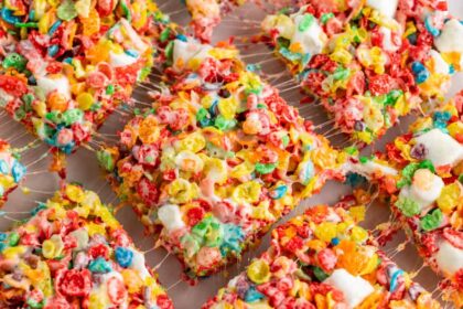 Fruity Pebbles Rice Krispie Treats