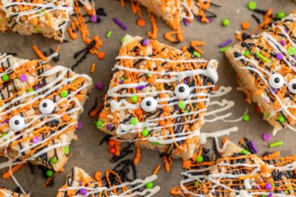 Halloween Rice Krispie Treats - The Stay At Home Chef