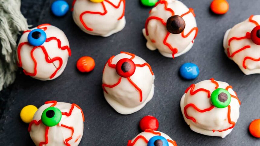 Pumpkin Truffle Eyeballs - The Stay At Home Chef