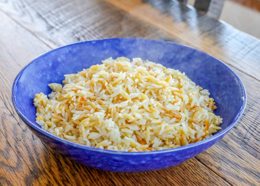 Easy Rice Pilaf - Barefeet in the Kitchen