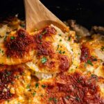 Slow Cooker Scalloped Potatoes - The Stay At Home Chef