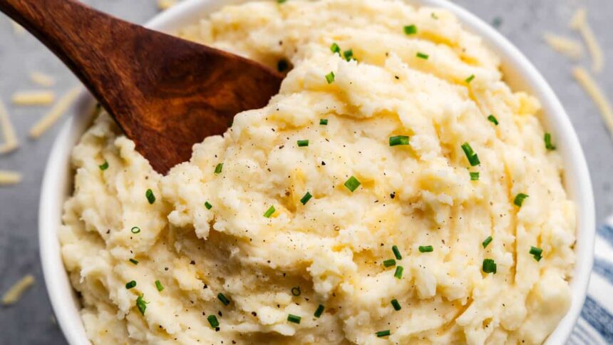 Smoked Gouda Mashed Potatoes - The Stay At Home Chef