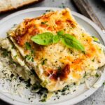 White Spinach Artichoke Lasagna