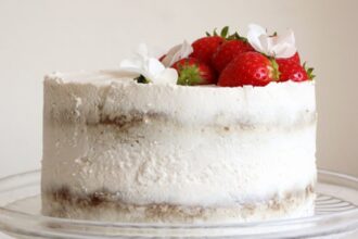 Strawberry Coconut Sponge Cake [Vegan, Gluten-Free] – One Green Planet