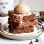 Vegan Peanut Butter Banana Brownies