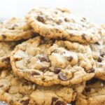 Salted Chocolate Chip Cookies - Barefeet in the Kitchen