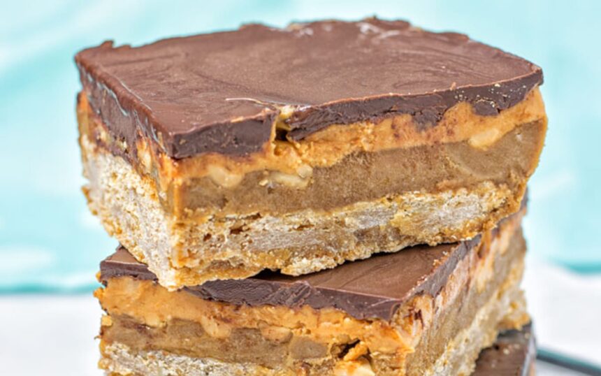 Snickers Shortbread Bars [Vegan, Gluten-Free] – One Green Planet