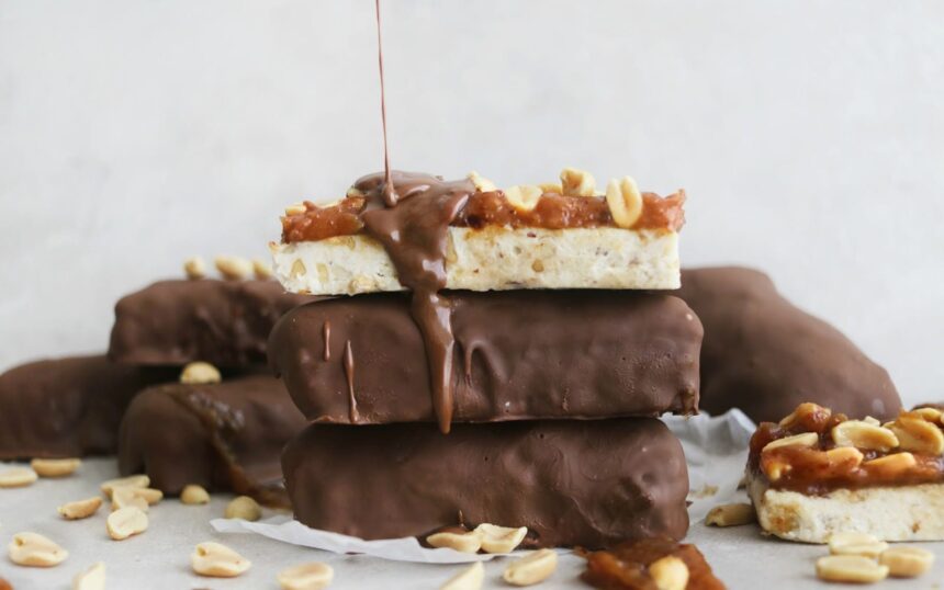 Healthy Copycat Snickers Bars [Vegan, Grain-Free] – One Green Planet