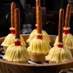 Witch's Broom Halloween Cupcakes | Cookies & Cups