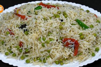 Khushbudar White Matar Pulao Recipe,Veg Pulao Recipe by Samina Food Story