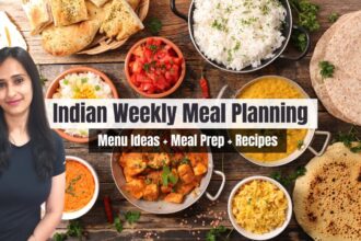 Indian Weekly Meal Planning | Full week Menu Ideas, Preparations & Recipes! Vegetarian Meal Plan-1