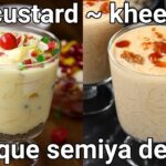 2 must try seviyan sweet recipes | vermicelli custard & caramel kheer recipe | semiya dessert recipe