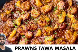 Prawns Tawa Masala Recipe | Spicy Tawa Fry | आसान झींगा तवा मसाला की रेसिपी | Chef Sanjyot Keer