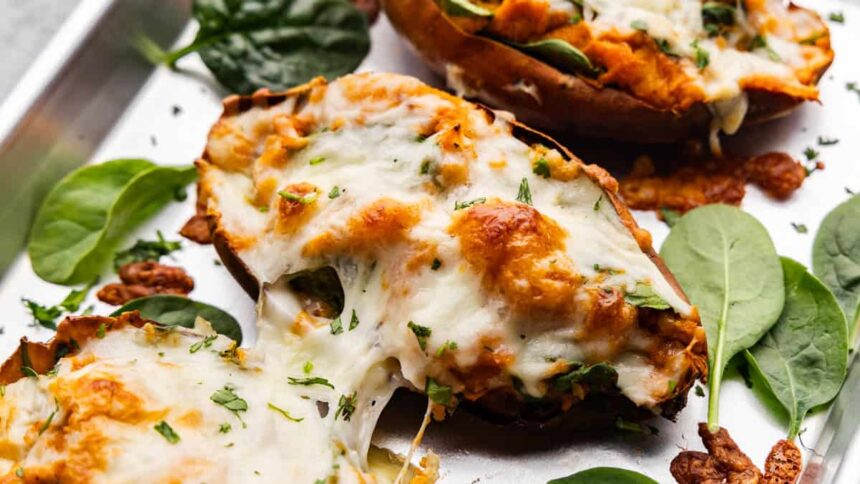 Chipotle Twice Baked Sweet Potatoes